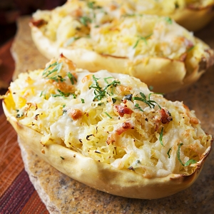 Twice Baked Spaghetti Squash