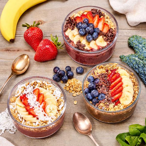 Acai Bowls from the coffee bar