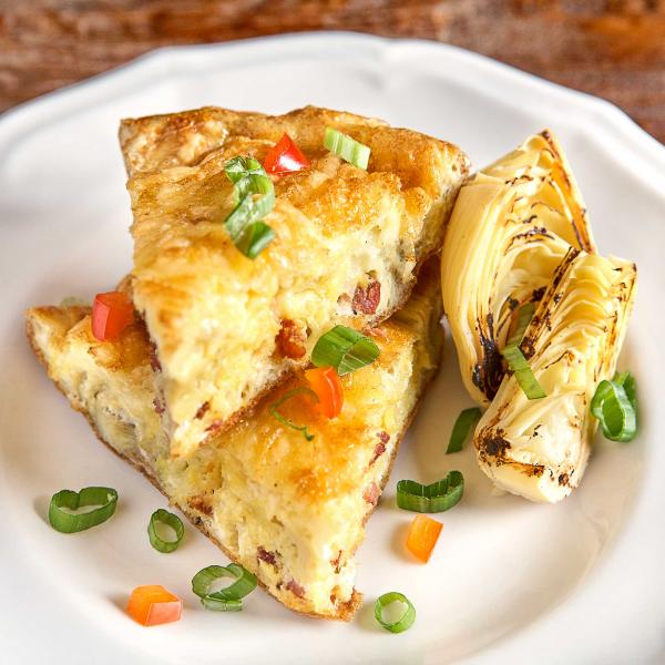 Artichoke & Pancetta Frittata