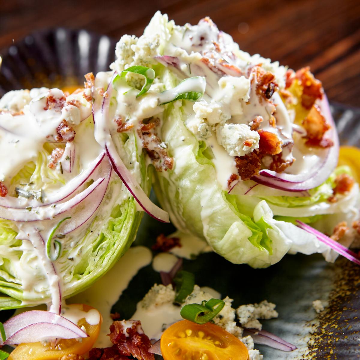 Nugget's Bacon Blue Cheese Wedge Salad