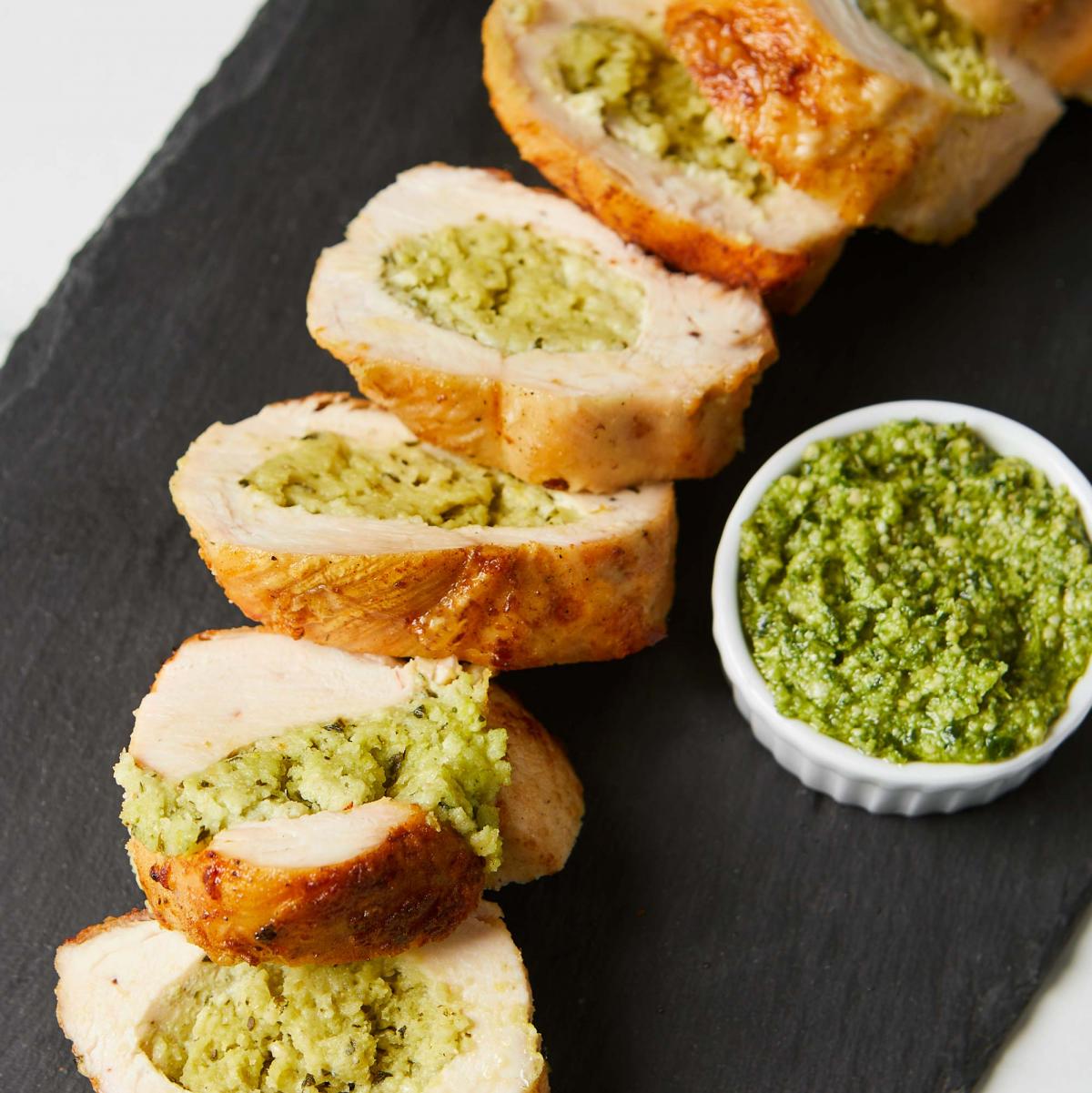 Basil & Ricotta-Stuffed Chicken Breast