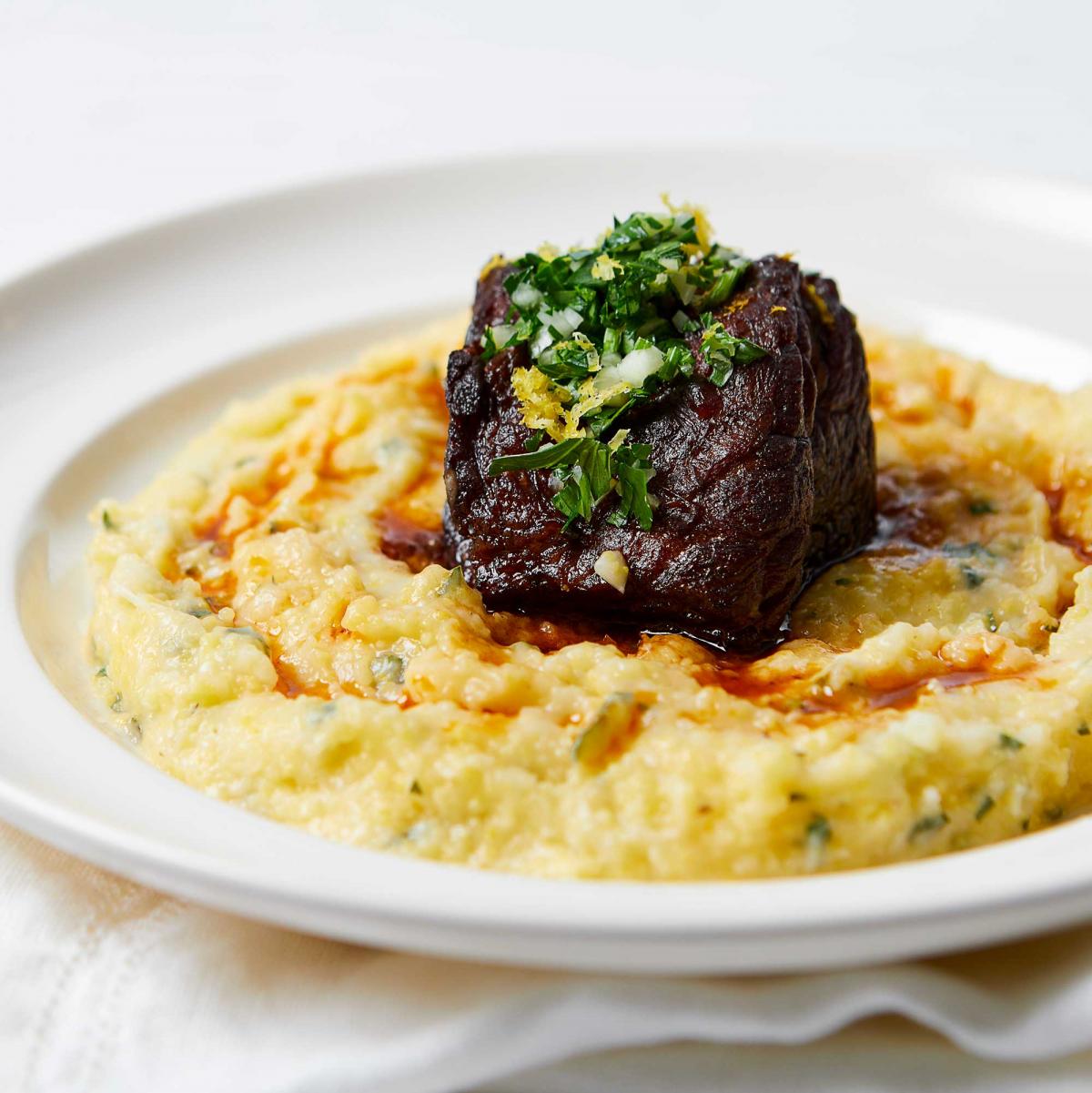 Beef Short Ribs Braised in Red Wine