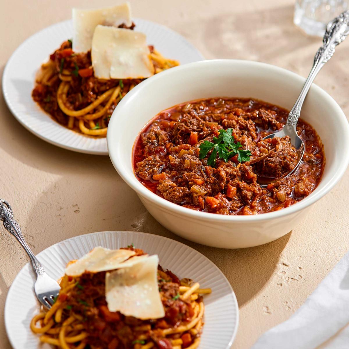 Braised Chuck Bolognese