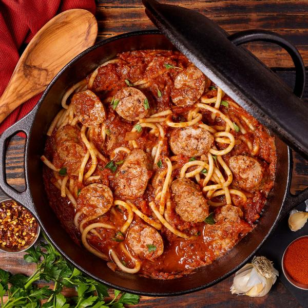 Spicy Calabrese Sausage Ragu