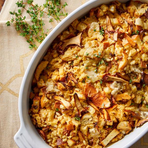chanterelle mushroom and brie stuffing