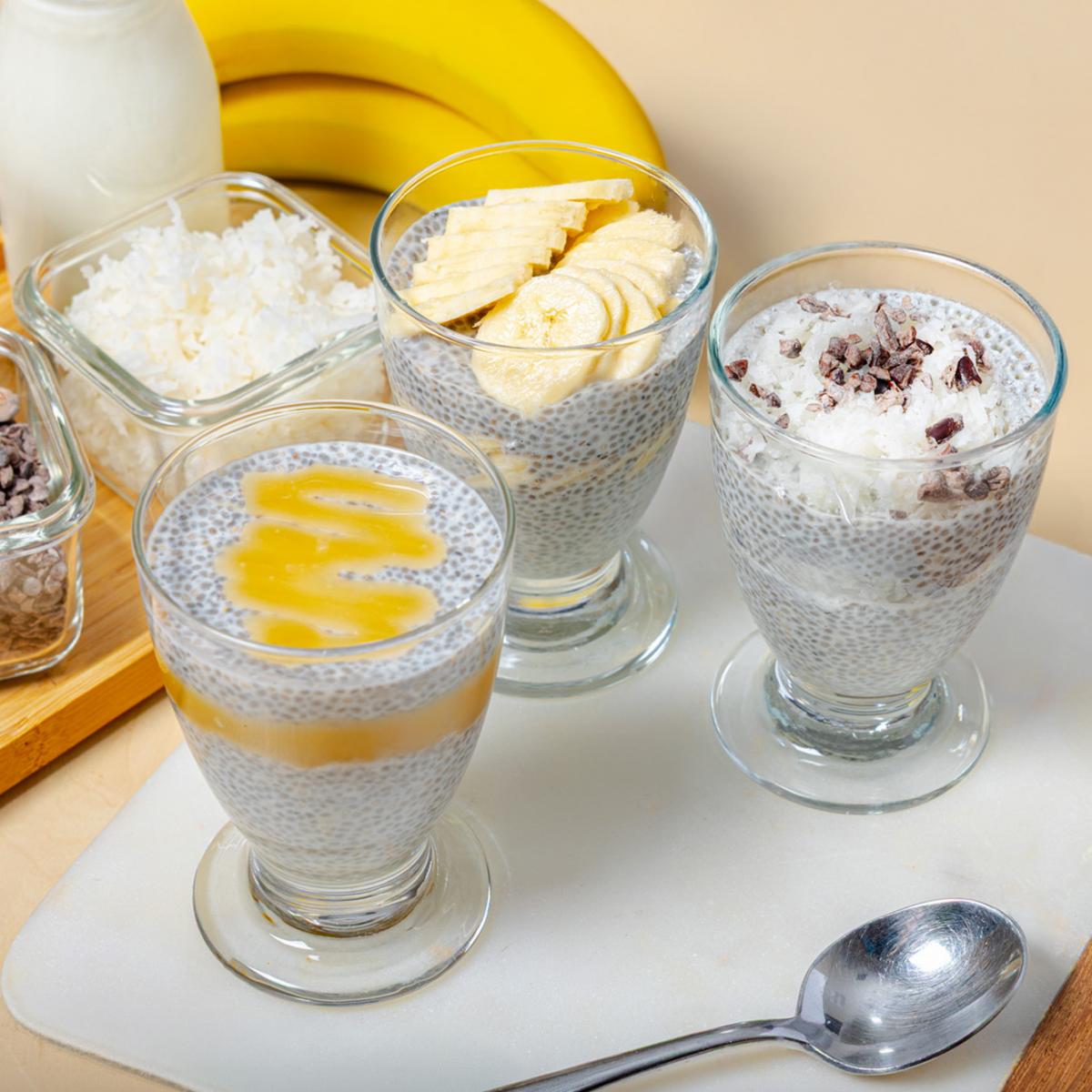 Chia Pudding 3 Ways