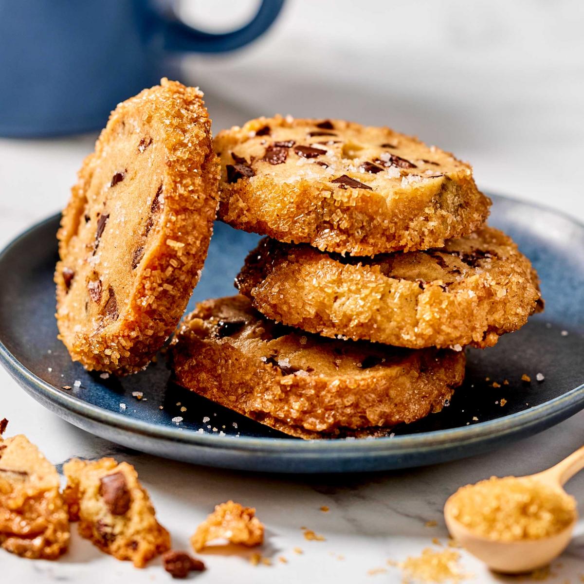 Chocolate Chunk Shortbread Cookies