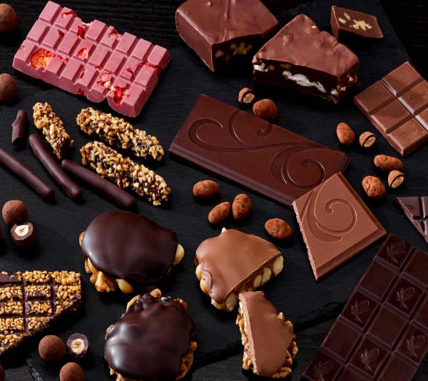 Lula’s, Monterey Bart’s Chocolate Fudge, Fresh to Market, Ginger Elizabeth Chocolate Bars and Sacramento Charles Chocolates, Ruby Cacao Bars, and Dubai Done Better Bar