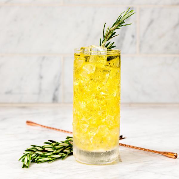 Fall into Winter Highball Cocktail