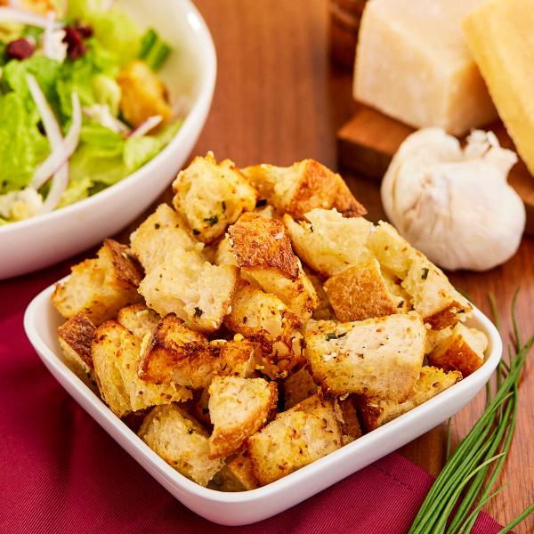 Garlic Croutons with Parmesan