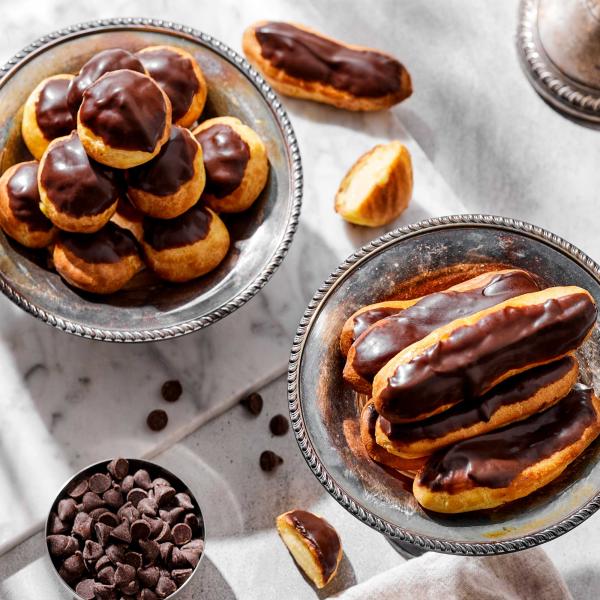 Eclairs + Profiterole