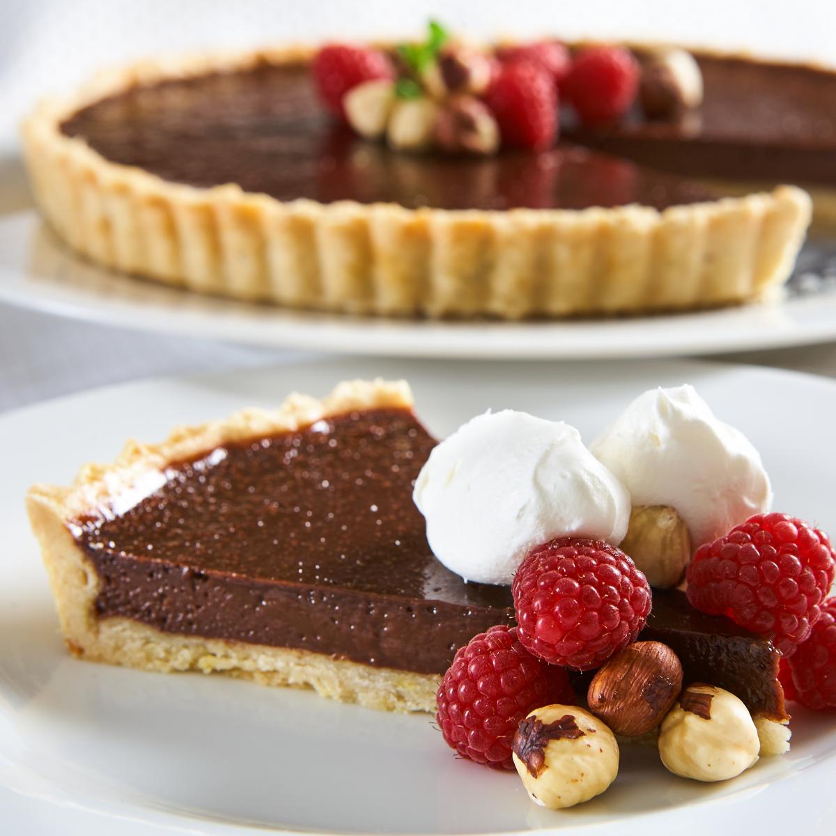 Hazelnut Chocolate Tart