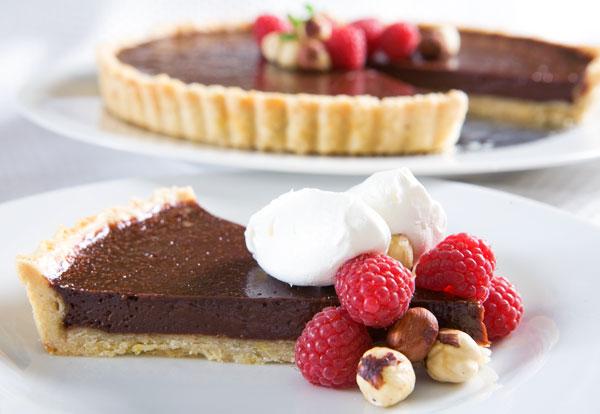 Hazelnut Chocolate Tart
