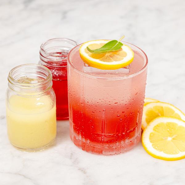 Sparkling Cranberry Lemonade Holiday Cocktail
