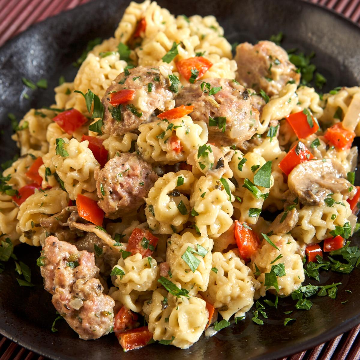 Italian Sausage Alfredo