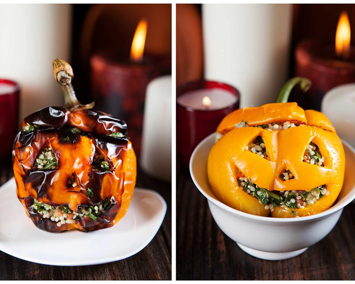 Jack O' Lantern Quinoa Salad