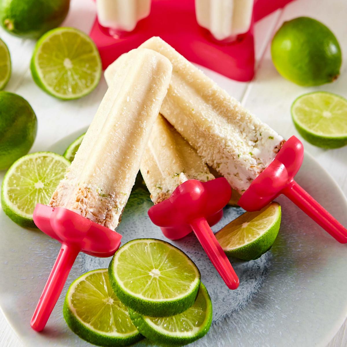 Lime Pie Colada Pops