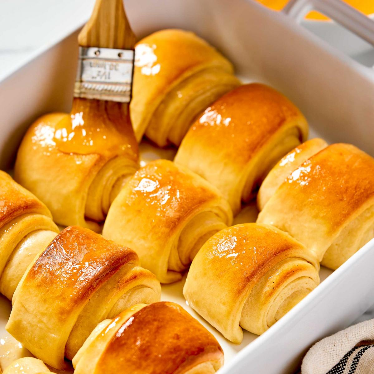 Mackie's Honey Butter Parker House Rolls