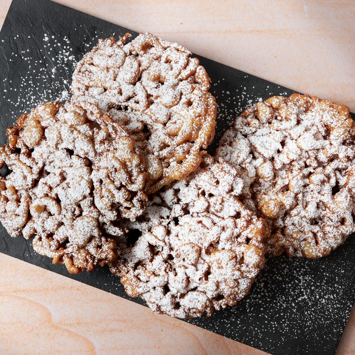 Maple Bacon Funnel Cakes