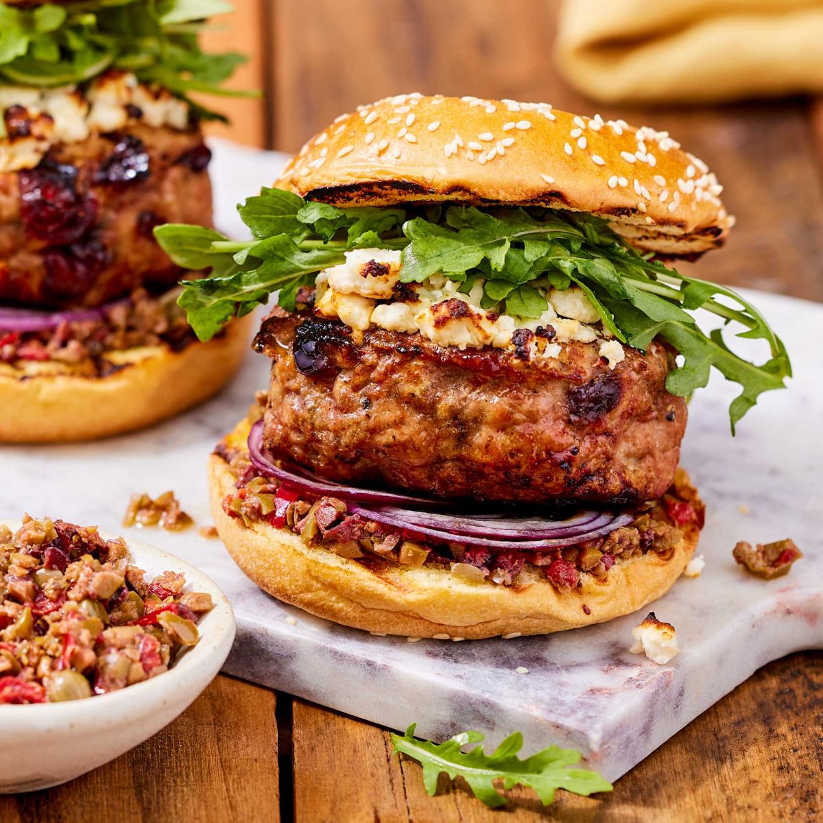 Mediterranean Turkey Burger