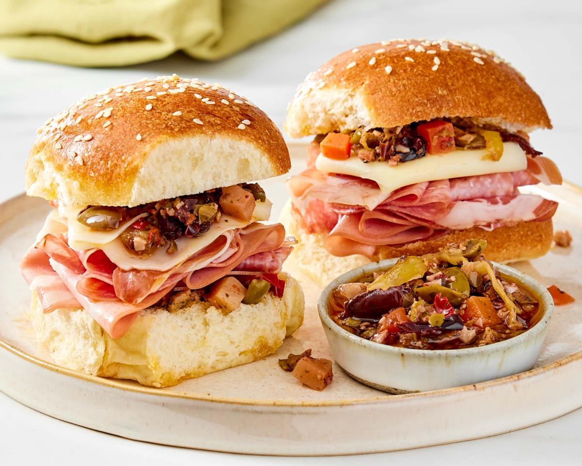 Muffaletta Sliders