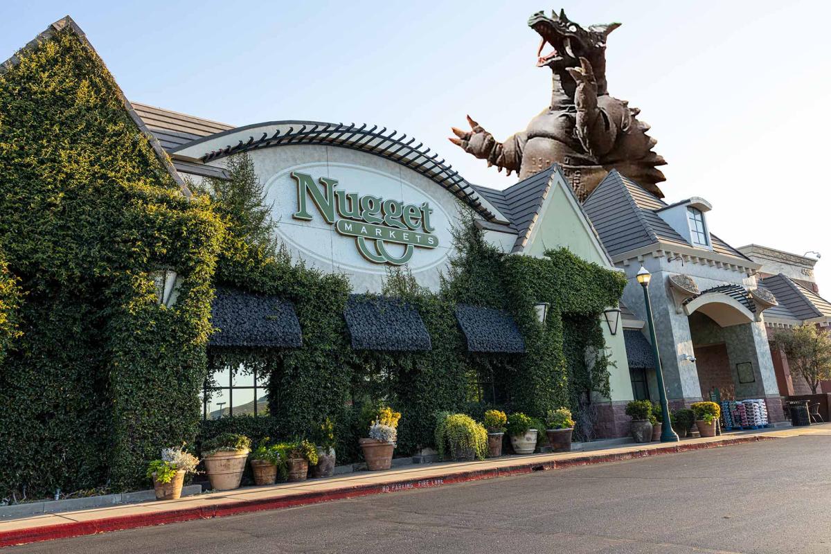 A Kaiju attacks Nugget Market El Dorado Hills