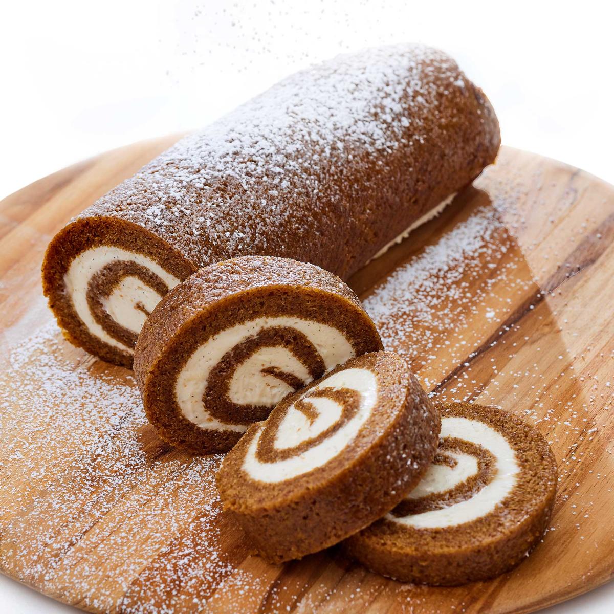 Pumpkin Roll Cake