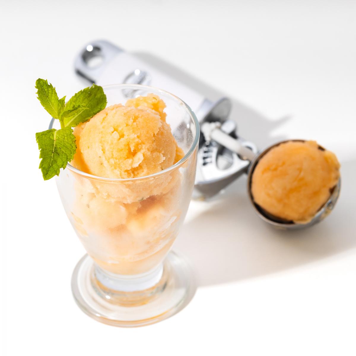 Melon Sorbet Ice Cream 