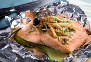 Teriyaki Salmon Pouch
