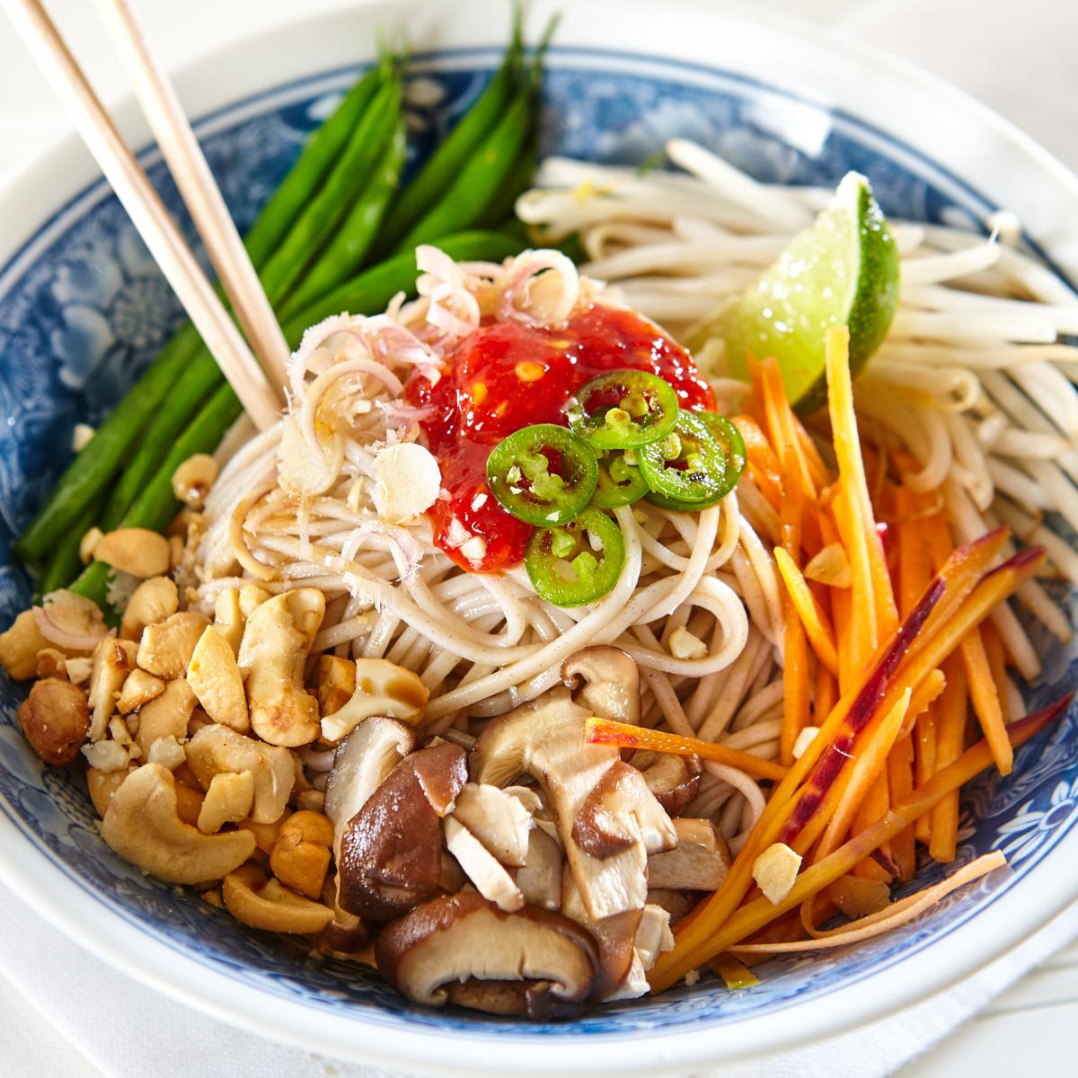 Spicy Soba Noodle Bowl