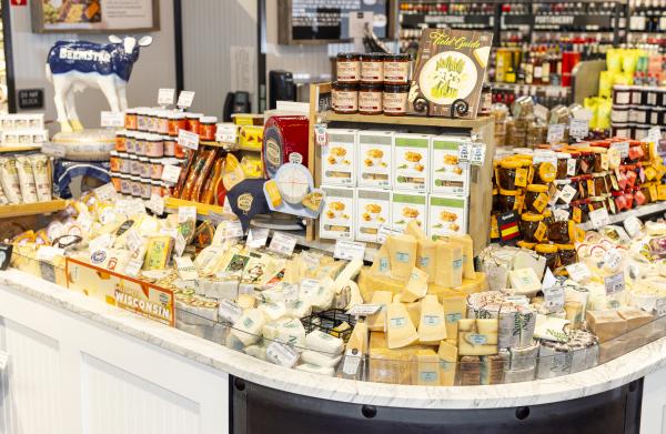 Specialty Cheese counter at Roseville (Blue Oaks) Nugget Market store