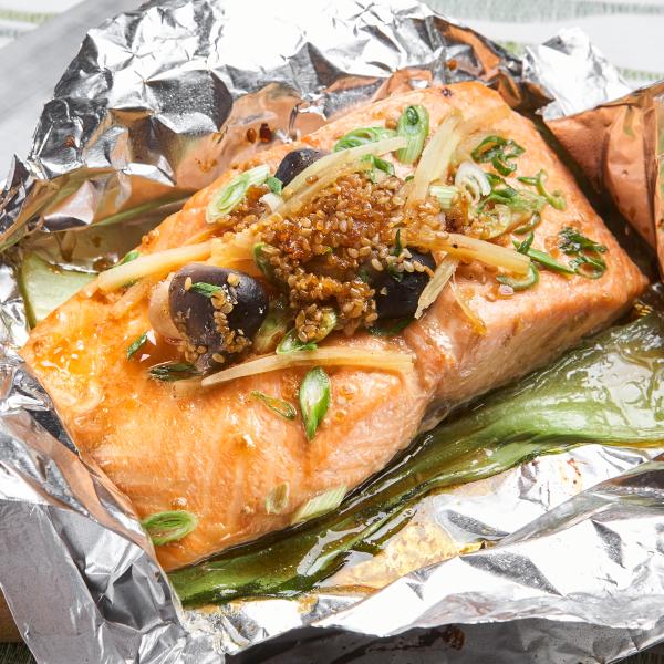 Teriyaki Salmon Pouch