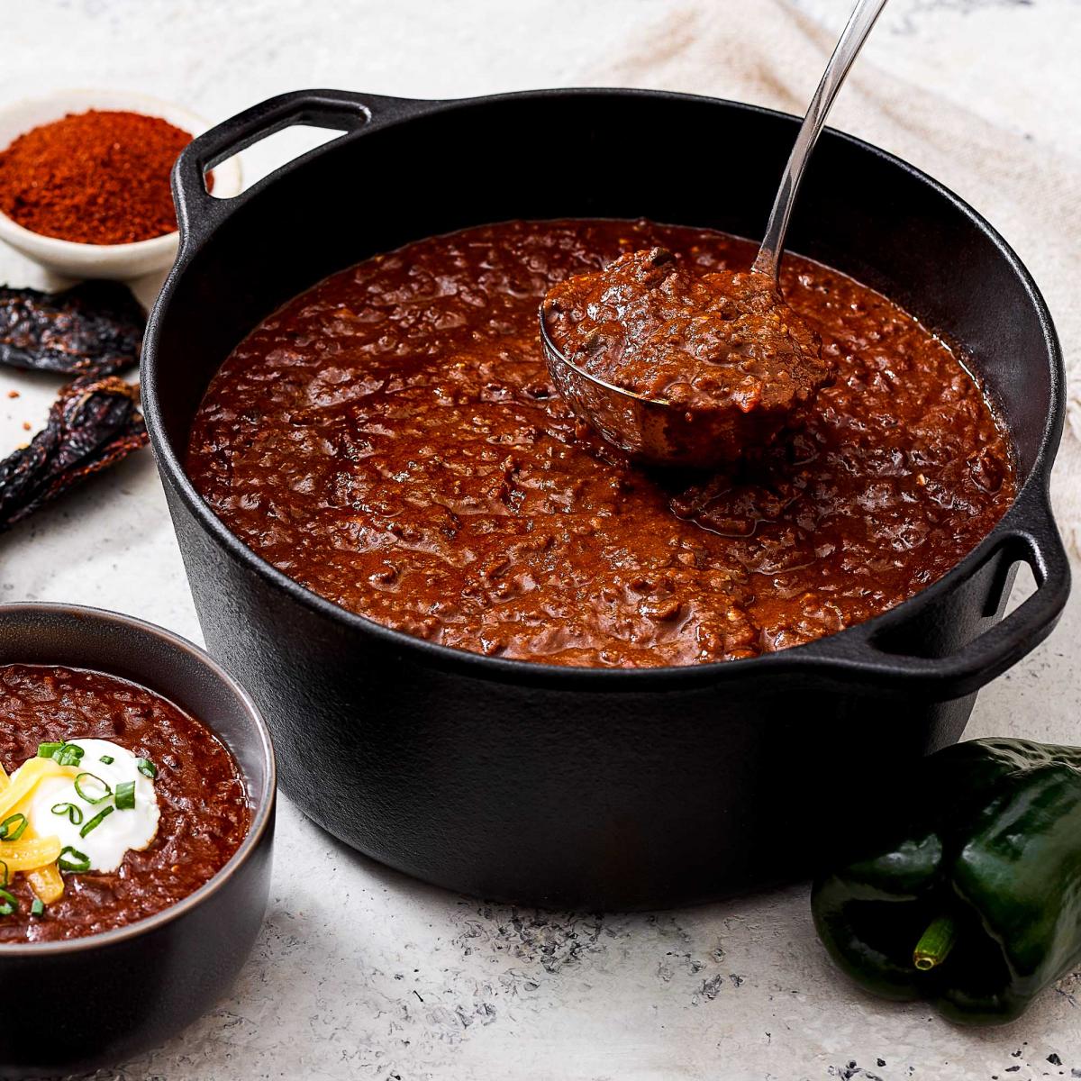 Texas easy beef chili
