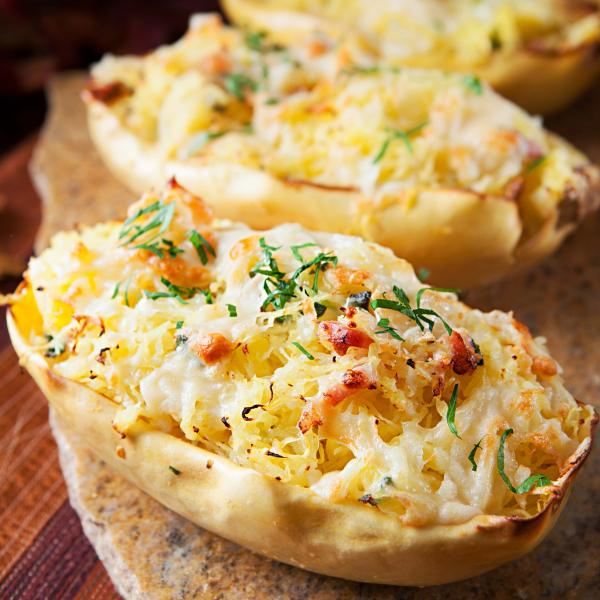 Twice Baked Spaghetti Squash
