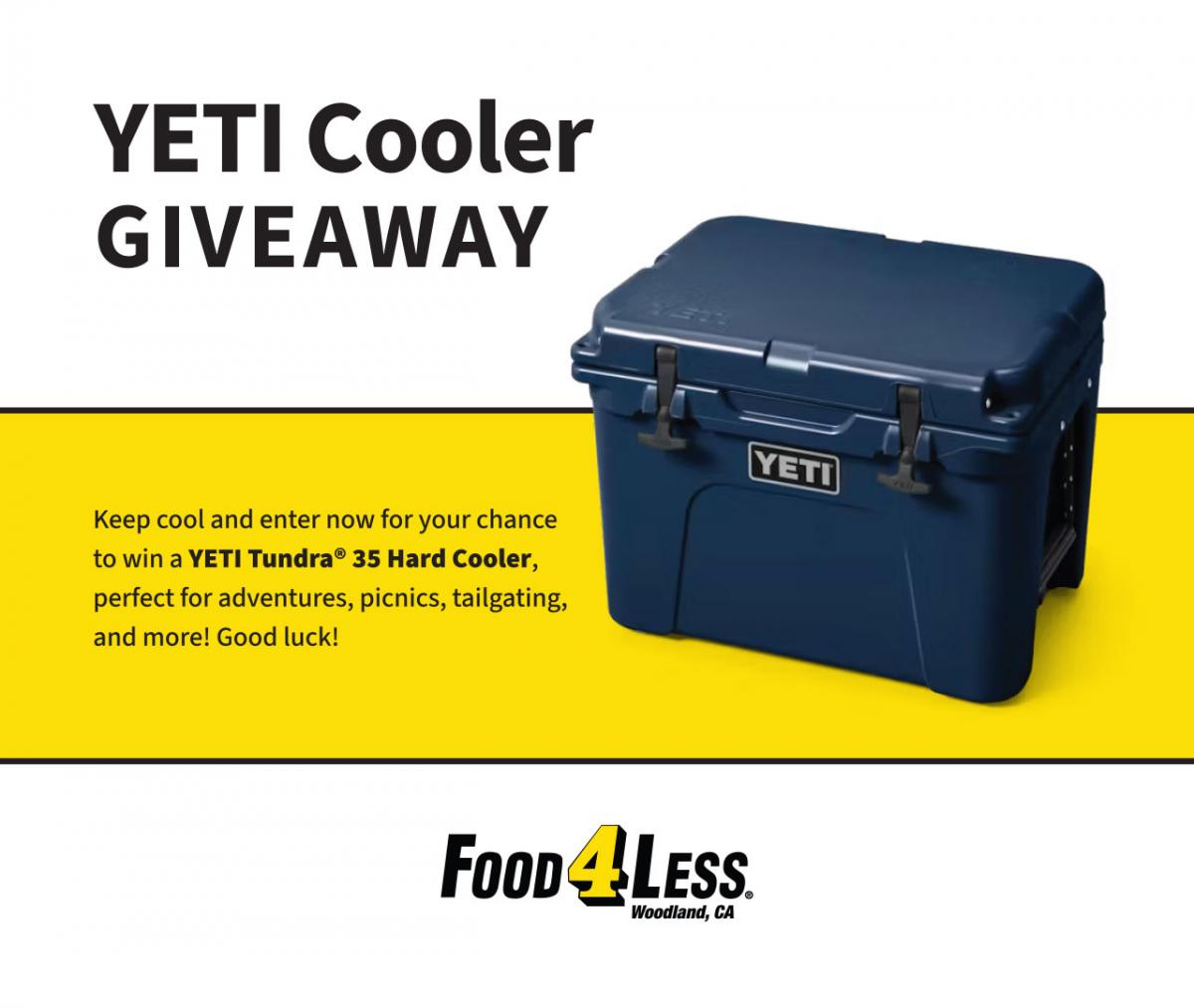 yeti cooler giveaway: keep cool and enter now for your chance to win a yeti tundra 35 hard cooler